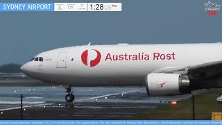 🔴 LIVE - FIRST Qantas Freight A330 Delivery! -  Plane Spotting @ Sydney Airport w/Kurt + ATC! 🔴