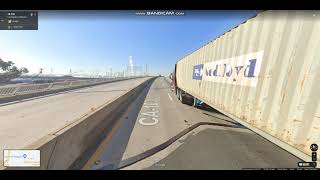 Terminal Island Freeway (CA 103) southbound