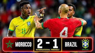 Morocco vs Brazil 2-1 | Extended Highlights and All Goals- 2023 HD