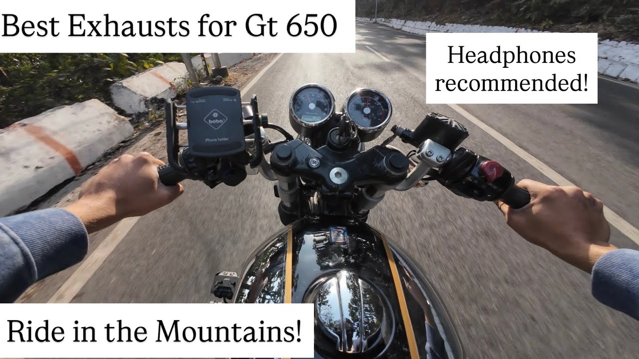 GT650 ROARING IN THE MOUNTAINS!! || Best Exhausts yet!! 