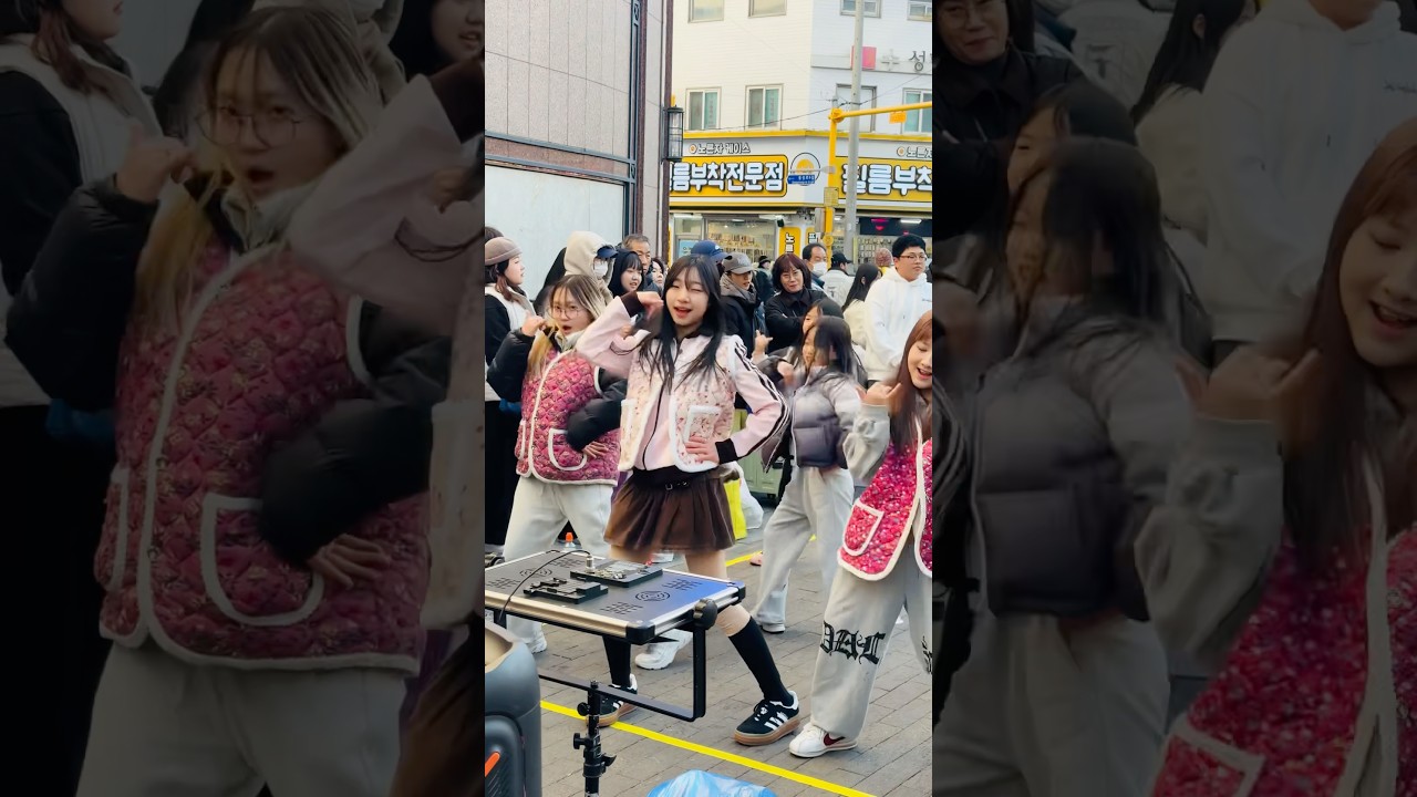 김장조끼 입으니 스파게티보다 잔치국수가 어울리겠는데?🍜#춤추는하민 #춤추는곰돌 #춤추는곰돌의랜덤댄스 #dance #kpop #spaghetti #르세라핌 #lesserafim