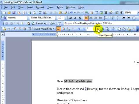 Microsoft Word Mail Merge If Then Statements Python