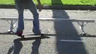 frontside boardslide kickflip out
