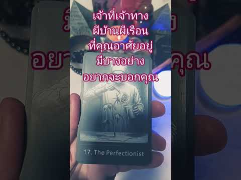 เจ้าที่เจ้าทางผีบ้านผีเรือนที่คุณอาศัยอยู่มีบางอย่าง อยากจะบอกคุณ #ไพ่ทาโรต์ #tarot #pickacard#viral