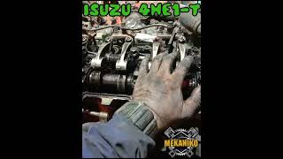 isuzu 4HE1-T Valve tune-up at procedure ng short method