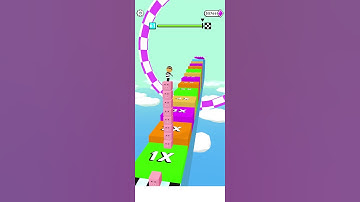 Cube Surfer 🟥 Level 61 🟨🟦🟩 Gameplay Android iOS Walkthrough #scibergames