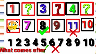 123 What Comes After 1 To 100 Numbers Lkg Ukh Math Worksheet What Is After