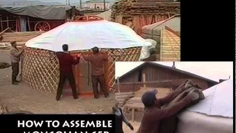How to assemble a Mongolian Ger