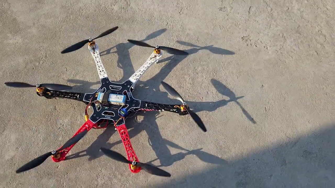 F550 Hexacoptor Drone with Flysky fsi6s