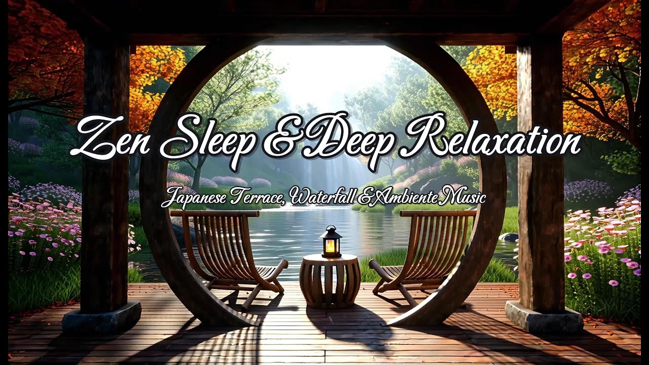 Zen Sleep & Deep Relaxation – Japanese Terrace – Relaxing Music for ...