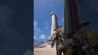 Oof... Launch Tower Landing #arcraiders #freefall