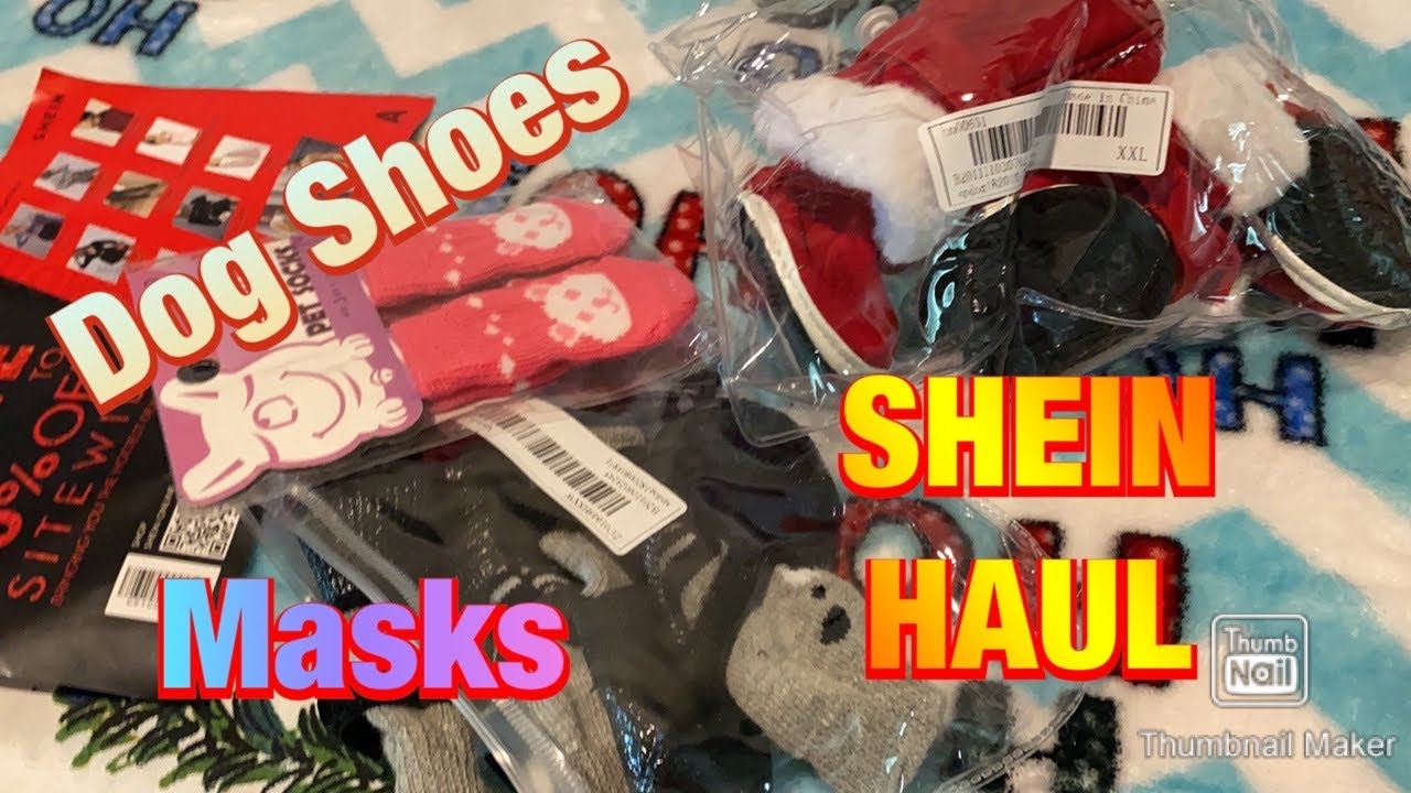 Shein Haul/Masks & Dog Shoes/Bikini 2 piece YouTube