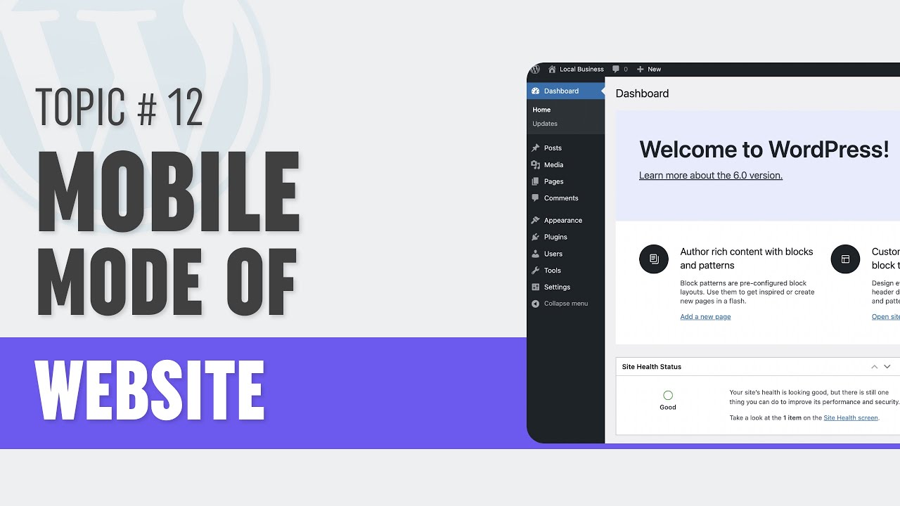 Make Your WordPress Website Mobile Responsive - YouTube