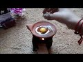 Quil egg half boil