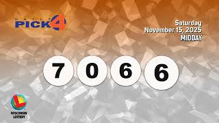 Wisconsin Lottery Midday Draw 11/15/2025
