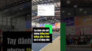 Không thắng bằng sức, thắng bằng tinh thần! 😁#baseline #pickleball