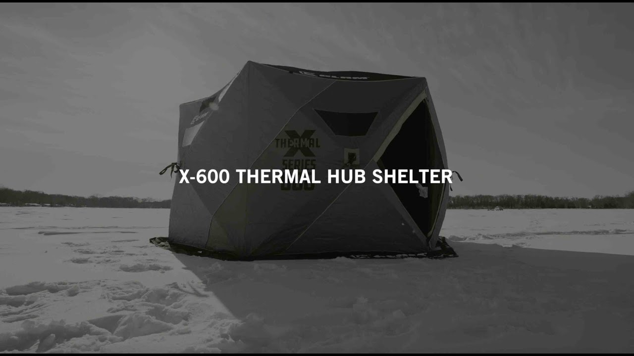 Clam X-600 THERMAL Hub Shelter Features & Benefits 
