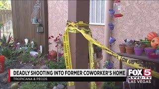 Man shot, killed after shooting into former coworker's home, Las Vegas police say