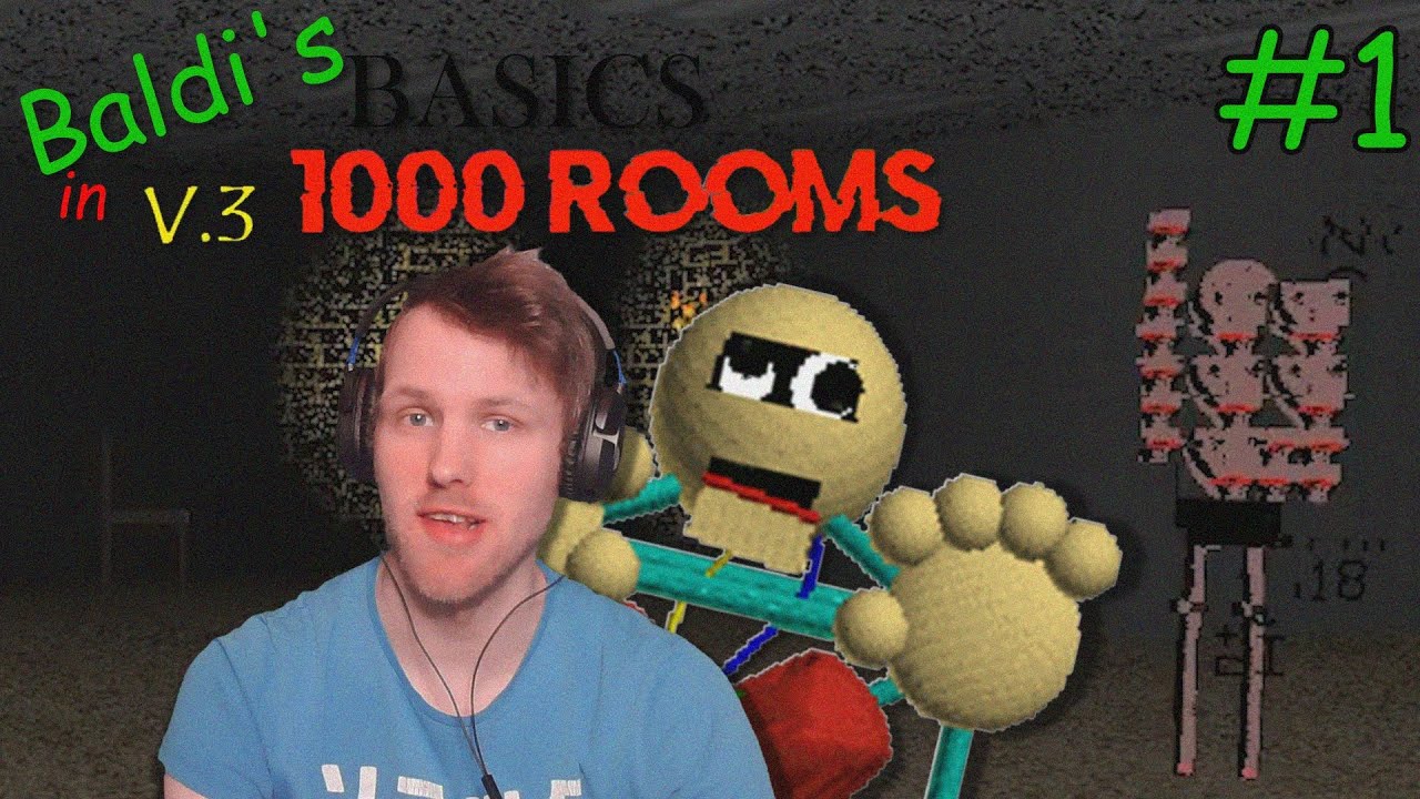 Baldi's Basic in 1000 Rooms (A Spooky's Jumpscare Mansion Mod) #1