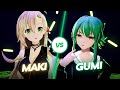 UE5 MMD GUMI AI Megpoid 弦巻マキcover Sweet Devil Eight Mix Vocaloid6 Vs SynthesizerV