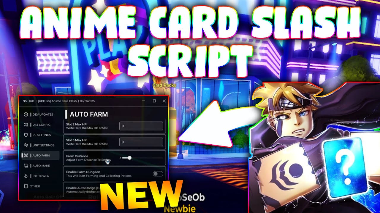 *NEW* Anime Card Clash Script (PASTEBIN 2025) (AUTO ROLL , AUTO FARM LOOT , RAID FARM  )