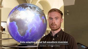 Data-adaptive global full-waveform inversion