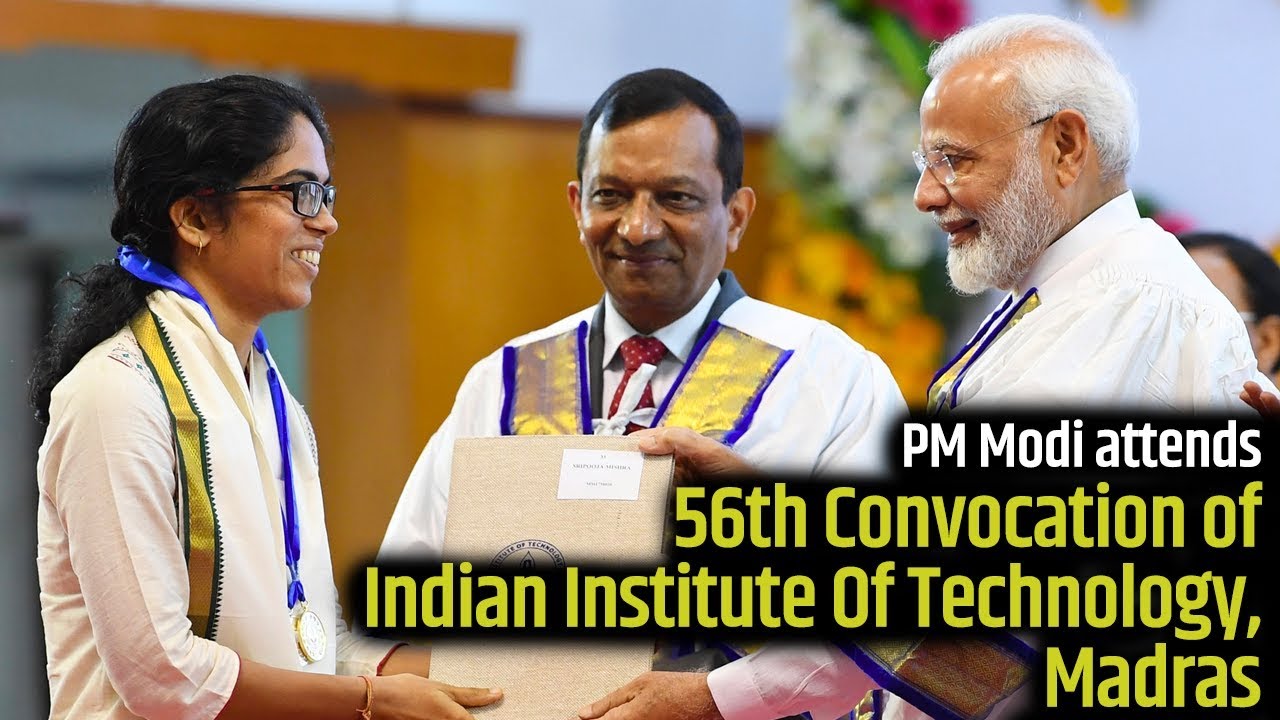 PM Modi attends 56th Convocation of IIT Madras in Chennai, Tamil Nadu | PMO