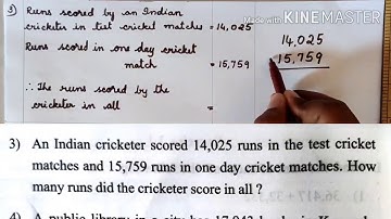 Mathematics#Class 5# unit 2_ Addition#exercise 2.1_statement problem