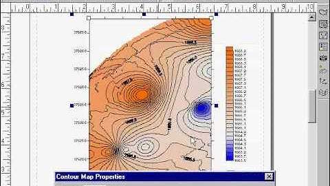 Surfer 7 - 07 - Create Contour line