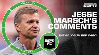 Reaction to Jesse Marsch's comments regarding the Balogun red card controversy | ESPN FC