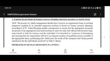MMPC-002 Human Resource Management Solved Assignment IGNOU #ignou #ignouassignment
