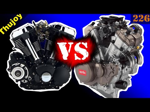 Двигатель V-Twin vs V4
