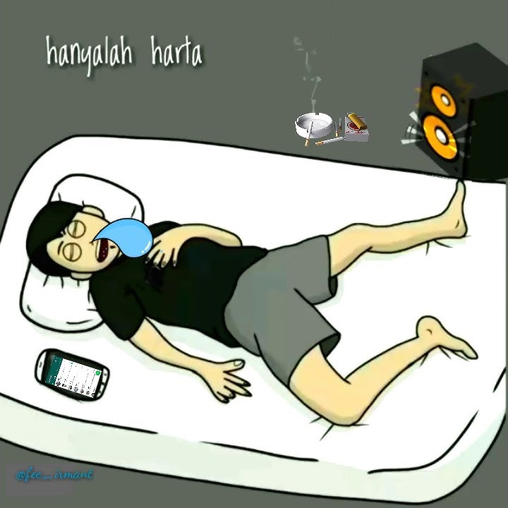 Story wa kekinian'tidur pulas'