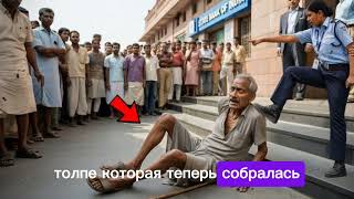 картинка: Когда владелец банка пришёл снять деньги, все приняли его за нищего и пнули. А потом произошло то
