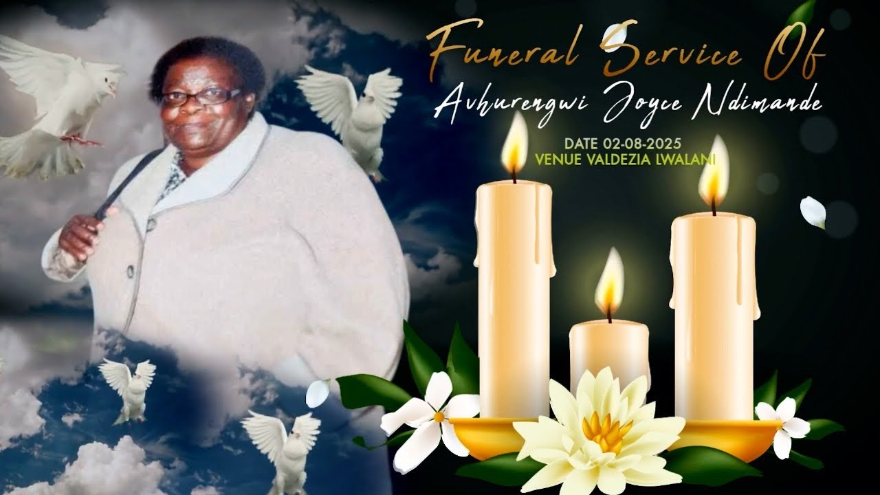 FUNERAL SERVICE OF AVHUREHGWI JOYCE NDIMANDE - YouTube