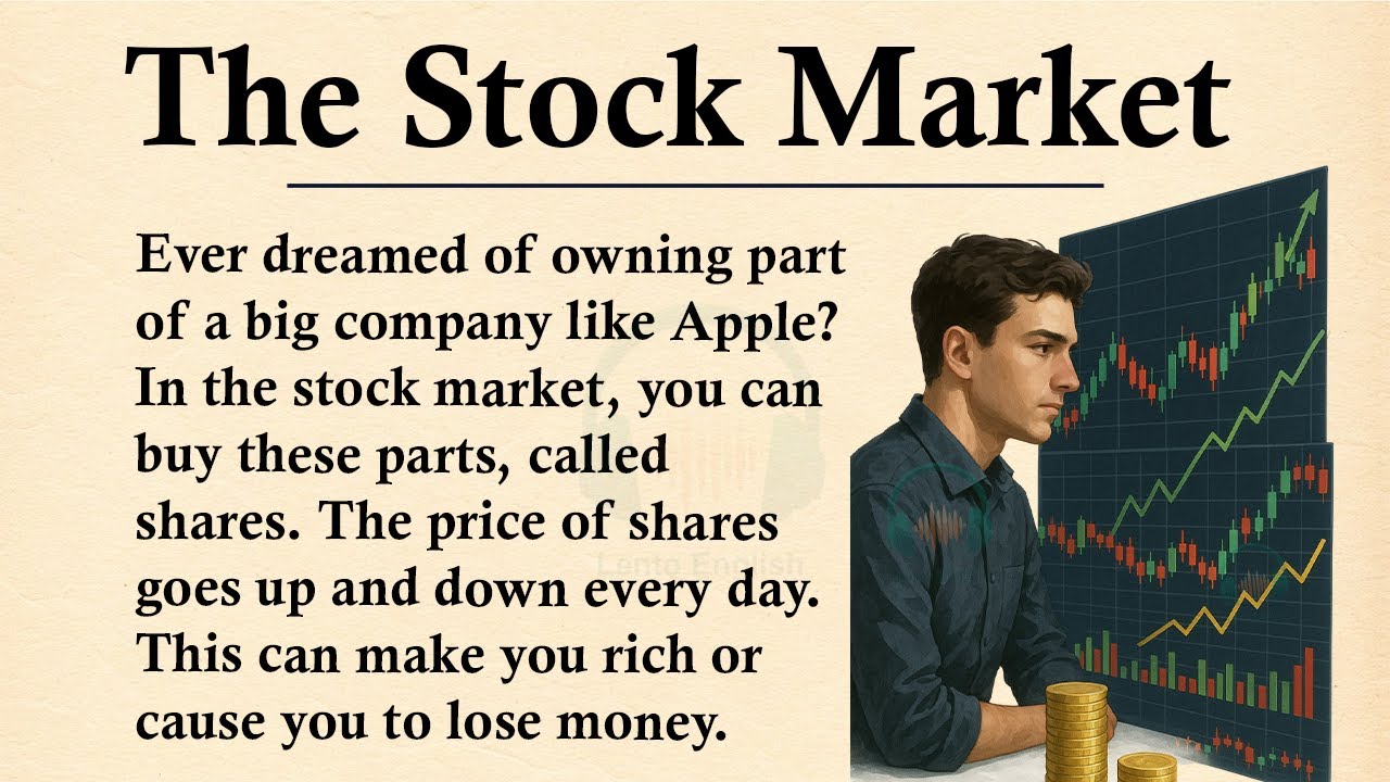How does the stock market work? ||💹💰Learn English Through Story Level 3 ...