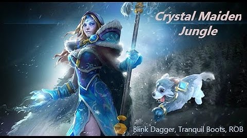Crystal Maiden Jungle Guide Dire 11 mins Blink Dagger, Tranquil Boots, 4000 Gold lvl 8