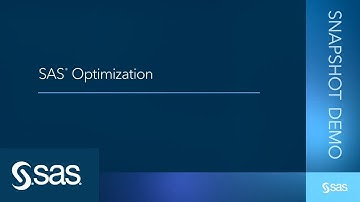 SAS Optimization Demo