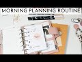 My Morning Planning Routine | AM Planning Routine | Plan With Me