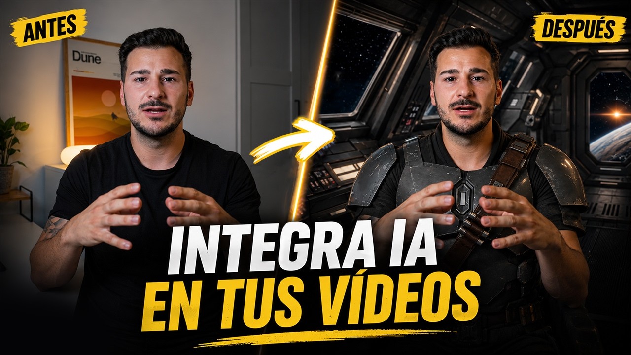 Así integré IA en vídeos ya grabados (el resultado parece cine)