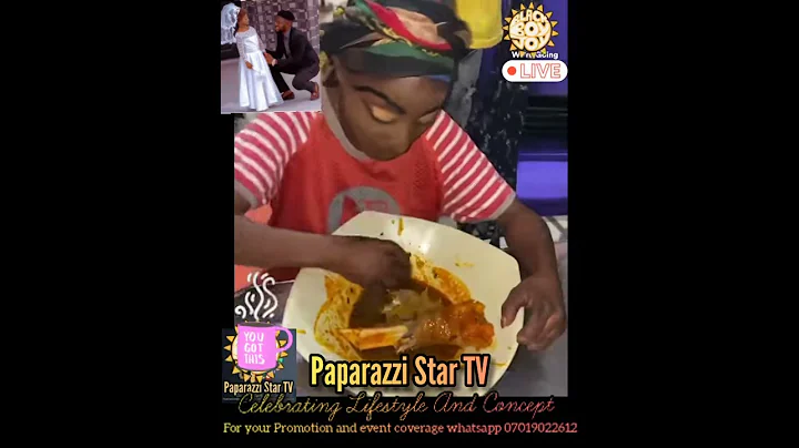 See Why Aunty Ramota Couldn't Ask For Water🍷 Wen Eating Sweet Amala