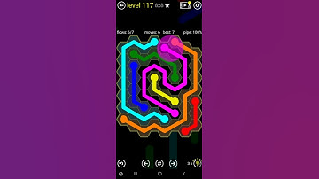 How To Solve Flow Free Hexes Classic Pack Level 117 Med 8x8 Board Walk Through Solution Walkthrough