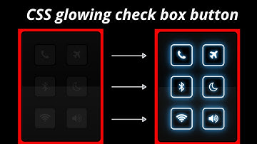 how to create css glowing check box button || future exam || Button || checkbox