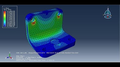 Analysis on L Shape Clamp in Abaqus 6 14
