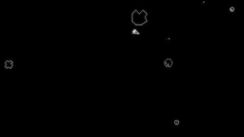 Asteroids in MAME using custom vector renderer