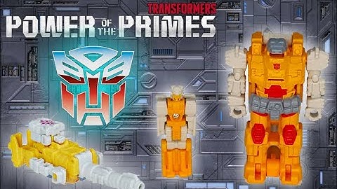 JJ Prime REVIEWS Transformers Power Of The Primes Prime Master ALPHA TRION (w/ LANDMINE)!