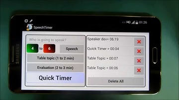 Speech Timer Application by Devendra