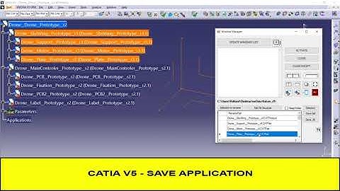 CATIA V5 SAVE APPLICATION (made in Visual Studio 2019)