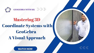 Mastering Three-Dimensional Coordinate Systems with GeoGebra