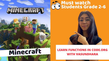 Make and Play Minecraft Game | Code.org with Vasundhara Sharma | Coding Blocks Junior